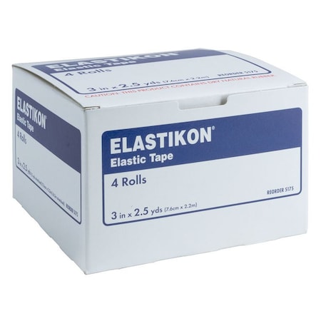 Johnson & Johnson Elastikon Elastic Tape, 3 in. x 2.5 Yards, 4PK JJ5175